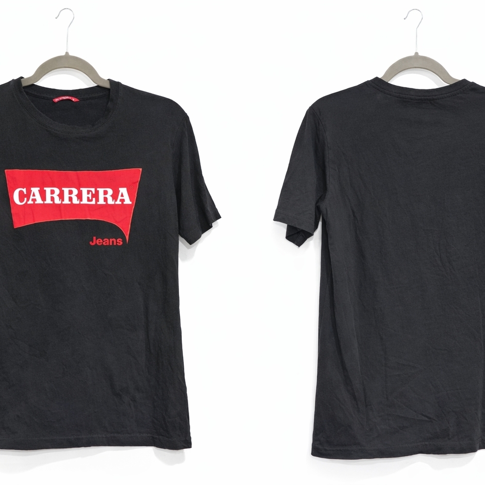 Carrera Black T-Shirt for Men Size S